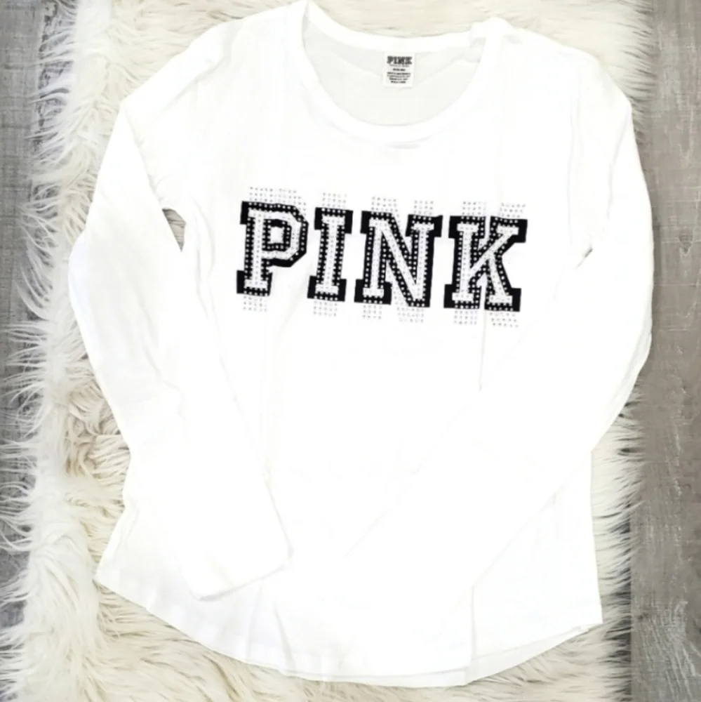Pink victoria's secret  sleeves T shirt